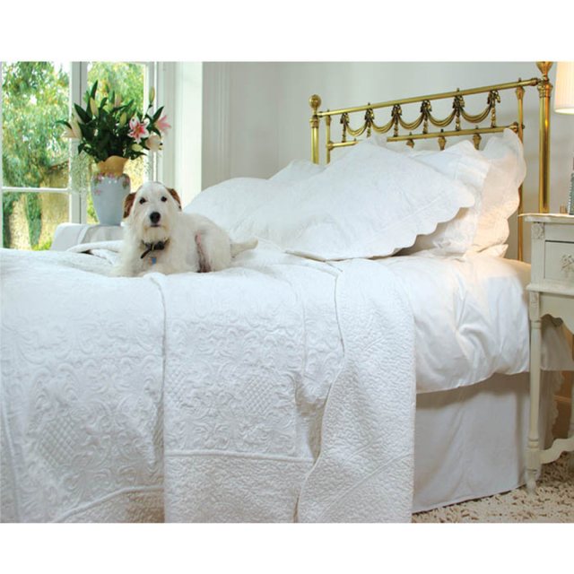 Powell Craft Grace White Quilted Bedspread Buy Online Here