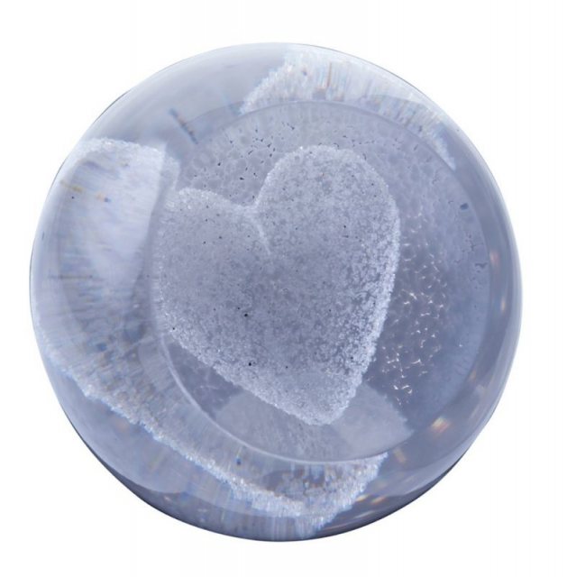 Special Moments Silver Heart Paperweight