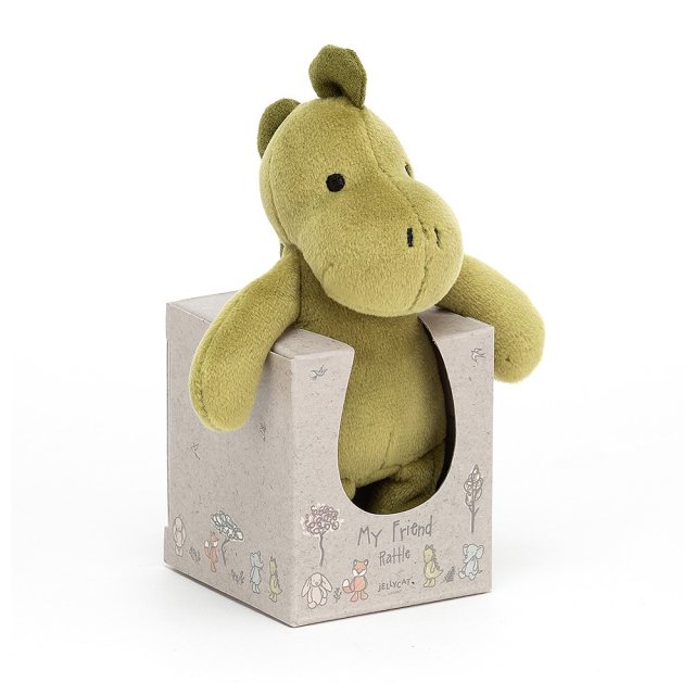 Jellycat Soft Toys Classic Pooh Eeyore Ring Rattle