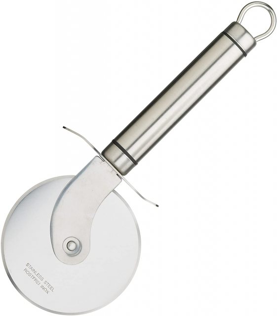 KitchenCraft Oval Handled Stainless Steel Pizza Cutter