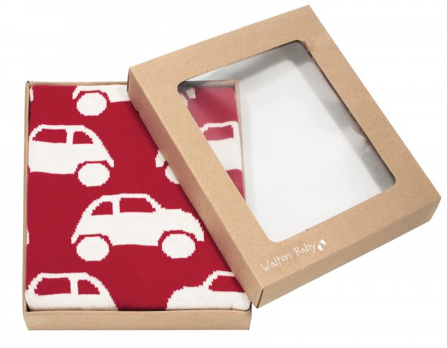 Walton & Co Walton & Co Cars Baby Blanket 80x100cm