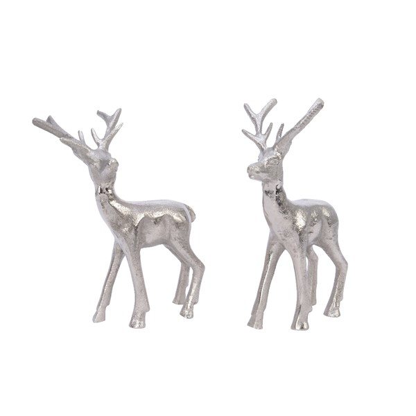 Silver Aluminium Reindeer