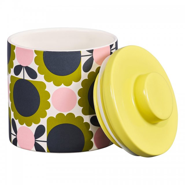Orla Kiely Storage Jar Scallop Flower Forest Kitchen Storage