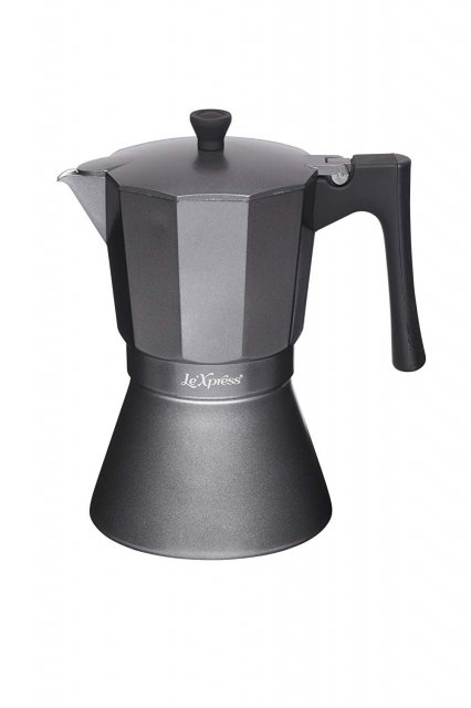 LeXpress Induction Safe Espresso Coffee Maker 9 Cup