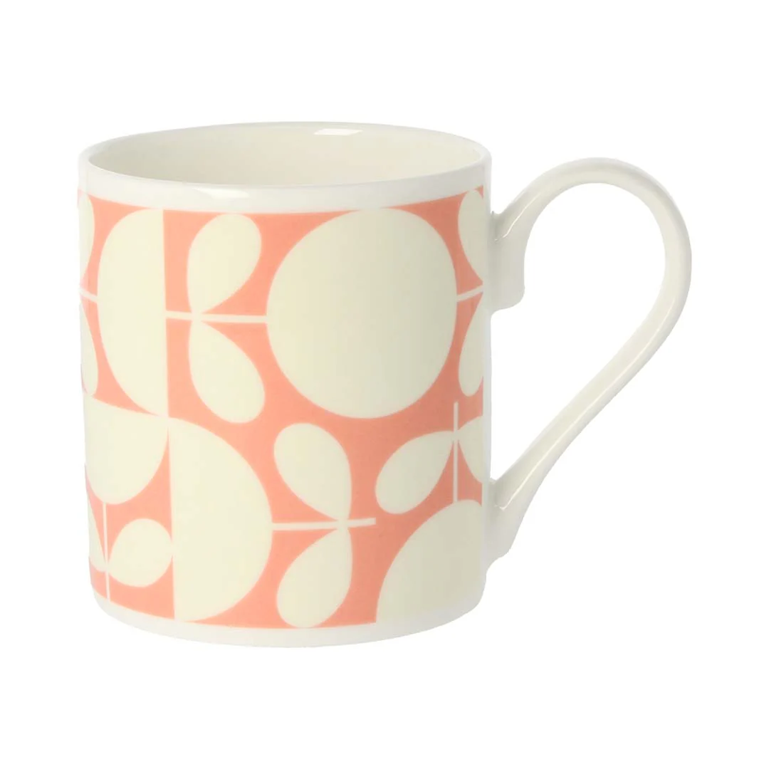 Orla Kiely Pink Patchwork Print Mug