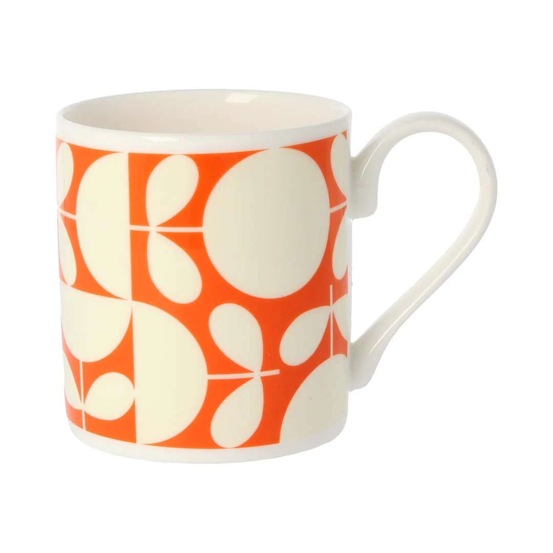 Orla Kiely Orange Patchwork Print Mug