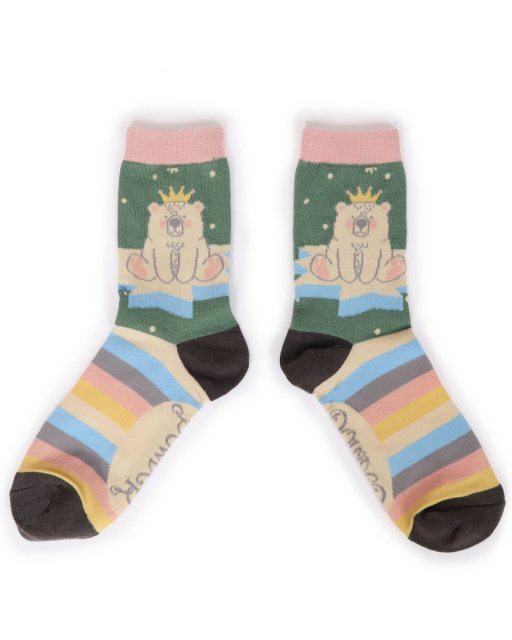 King Bear Ankle Socks