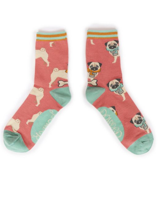 Cosy Pug Ankle Socks