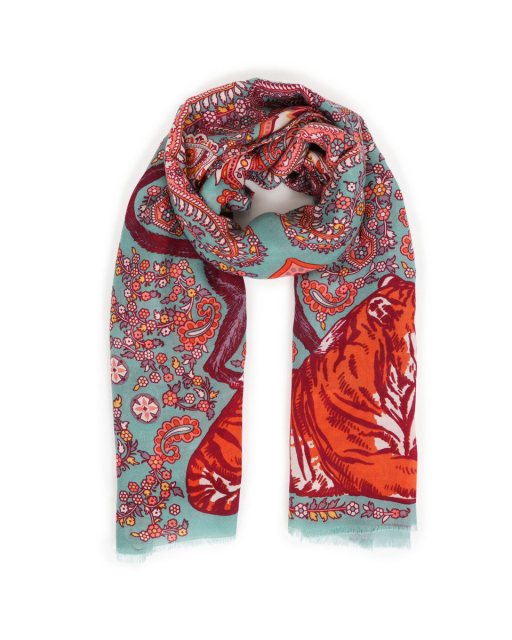 Paisley Tiger Scarf