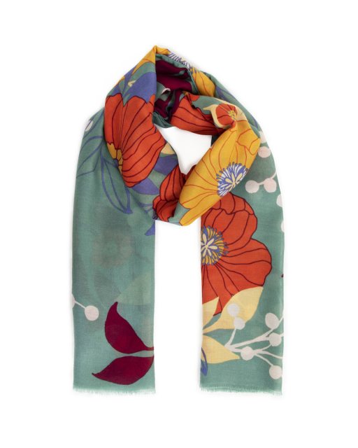 Autumn Floral Scarf