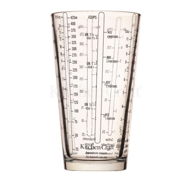 KitchenCraft 9cm Glass Measuring Cup