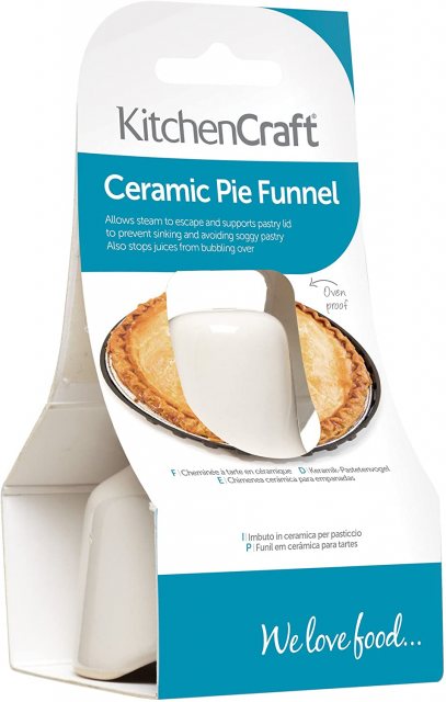 Kitchen Craft Ceramic Pie Funnel