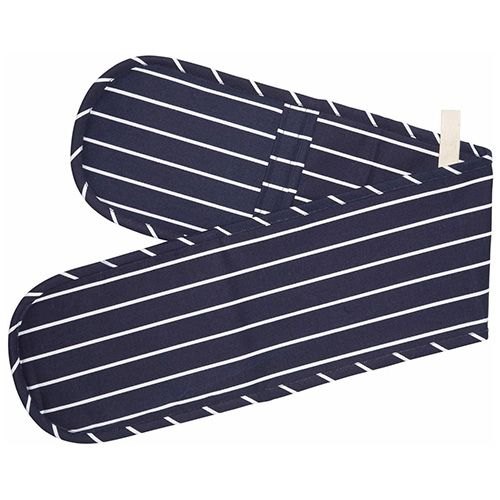 Butchers Stripe Double Oven Glove