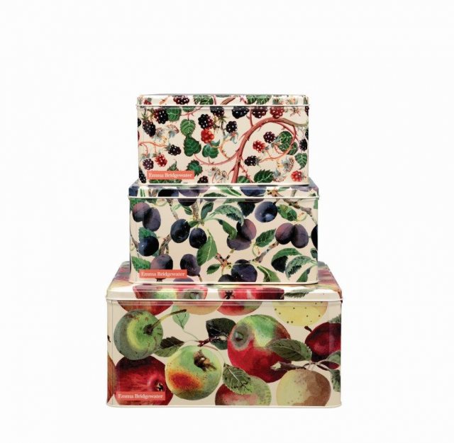 Emma Bridgewater Emma Bridgewater Strawberries Set of 3 Round Caddies