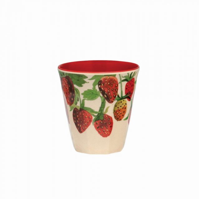 Emma Bridgewater Emma Bridgewater Strawberries Medium Jam Jar With Lid