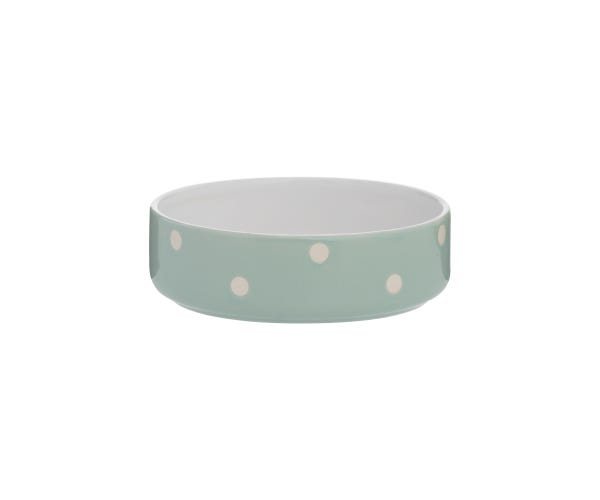 Mason Cash Polka Dot Sage 13cm Pet Bowl