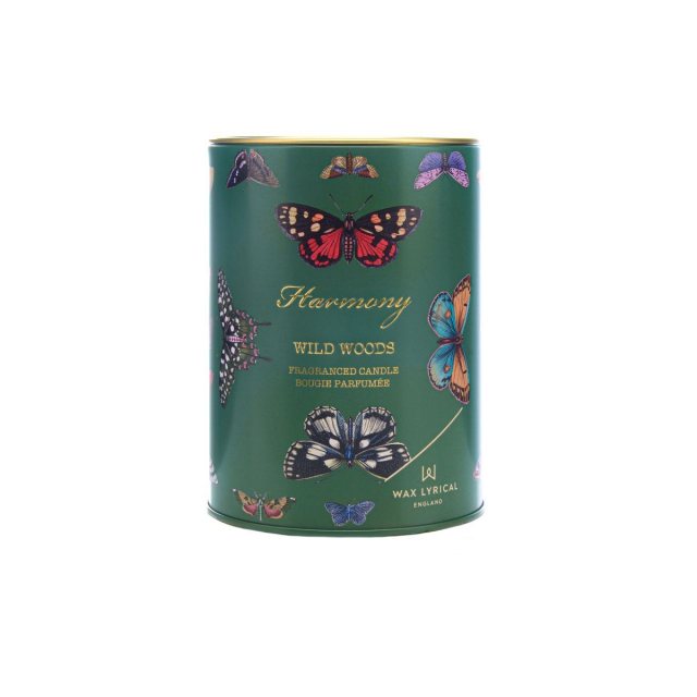 Wax Lyrical Botanic Garden Harmony Breakfast Cup & Saucer Forest Green