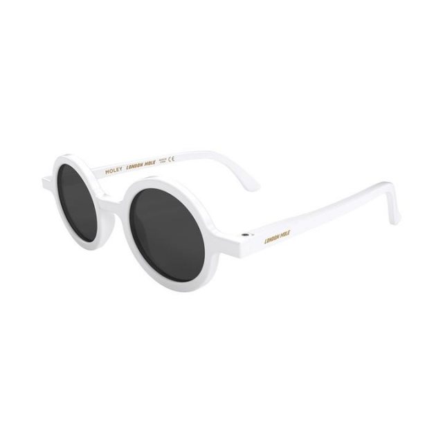 Newgate Moley Sunglasses Matte White/Black