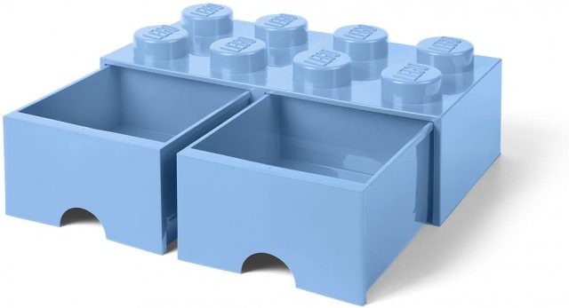 Lego Storage Brick Drawer 8, Bright Red