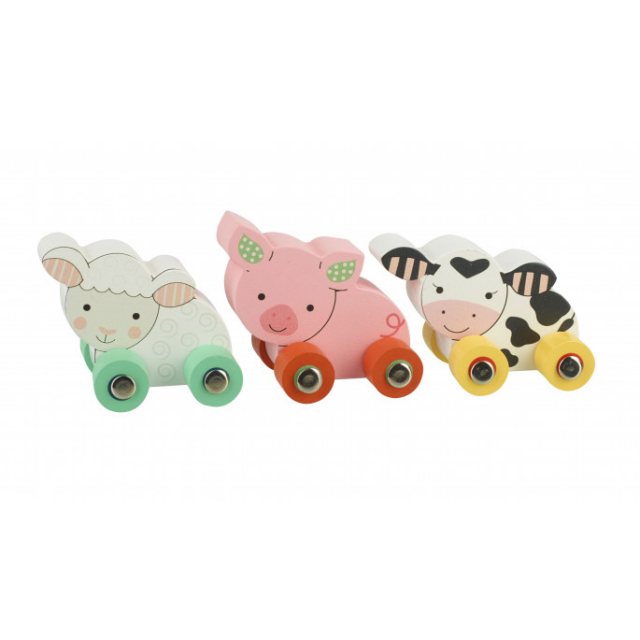 Orange Tree Toys Lanka Kade Pig & Sheep Barn Playset with Colourful Characters