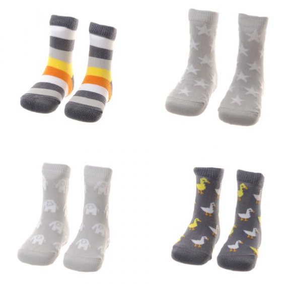 Ziggle Baby Stylish Grey Sock Set