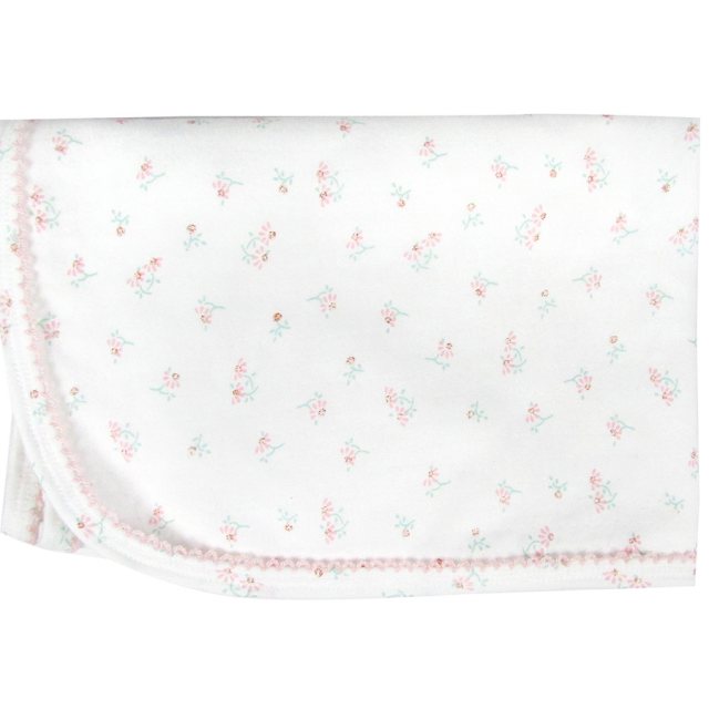 Albetta Powder Linen & Cotton Scarf - Floral Study Petal