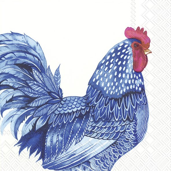 Napkins Blue Plumage