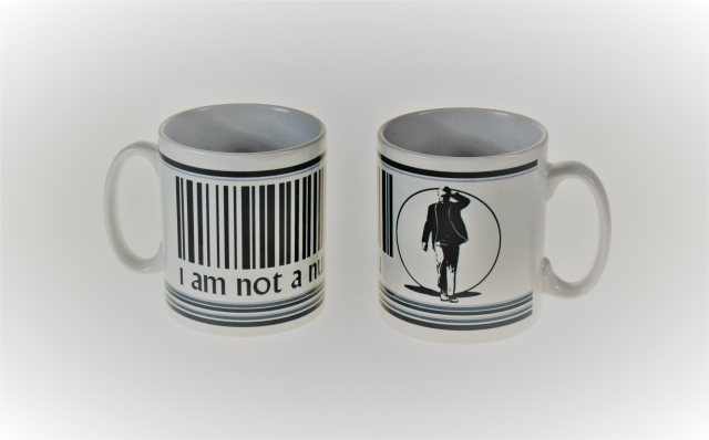 Prisoner Barcode Mug 'I am Not a Number'