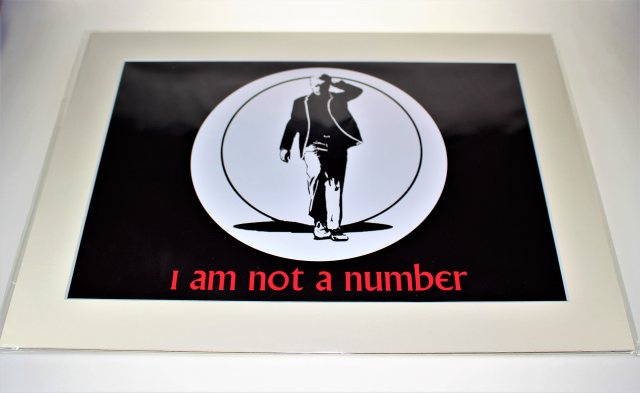 Prisoner Print "I am Not a Number" 340x233 Landscape