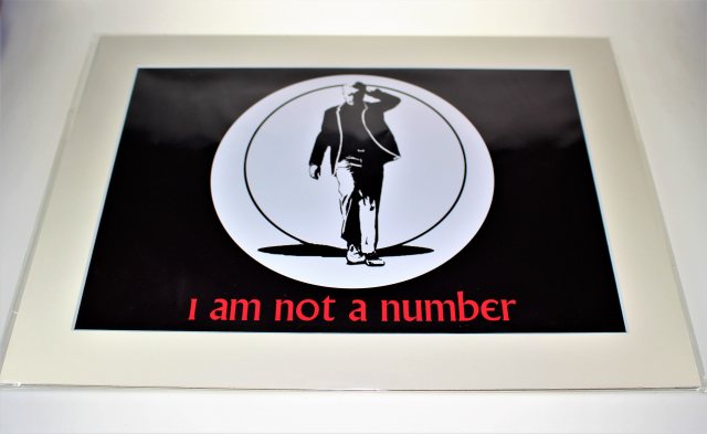 The Prisoner Mounted Print - I am Not a Number