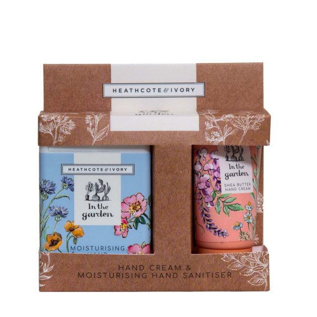 In The Garden Hand Cream & Hand Sanitiser Set