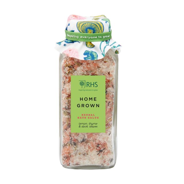 Royal Horticultural Society Celtic Herbal Uplifting Bath Salts with Mandarin, Lime & Basil 400g