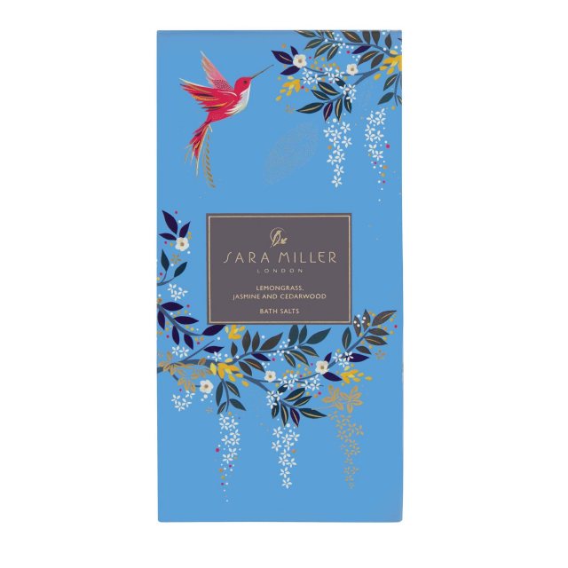 Sara Miller London Celtic Herbal Uplifting Bath Salts with Mandarin, Lime & Basil 400g