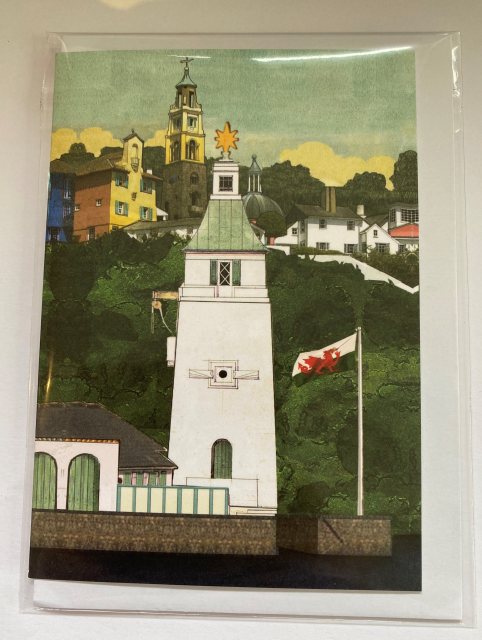 Portmeirion Cymru Portmeirion Village Tower A6 Card