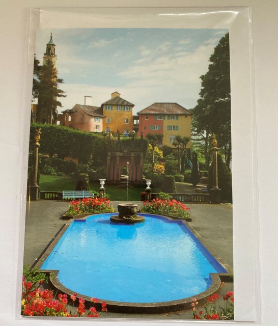 Portmeirion Cymru Portmeirion Piazza Pool A6 Card