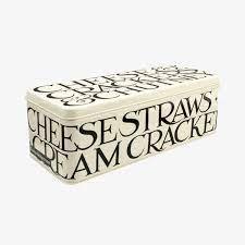 Emma Bridgewater Black Toast Long Deep Rectangular With Biscuits