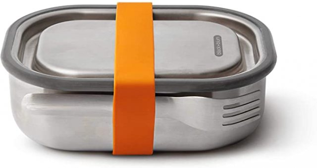 Black and Blum Stainless Steel Lunch Box Small Orange