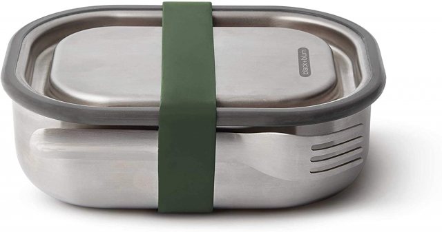 Black and Blum Stainless Steel Lunch Box Small Olive