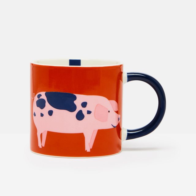 Joules Pig Orange Mug