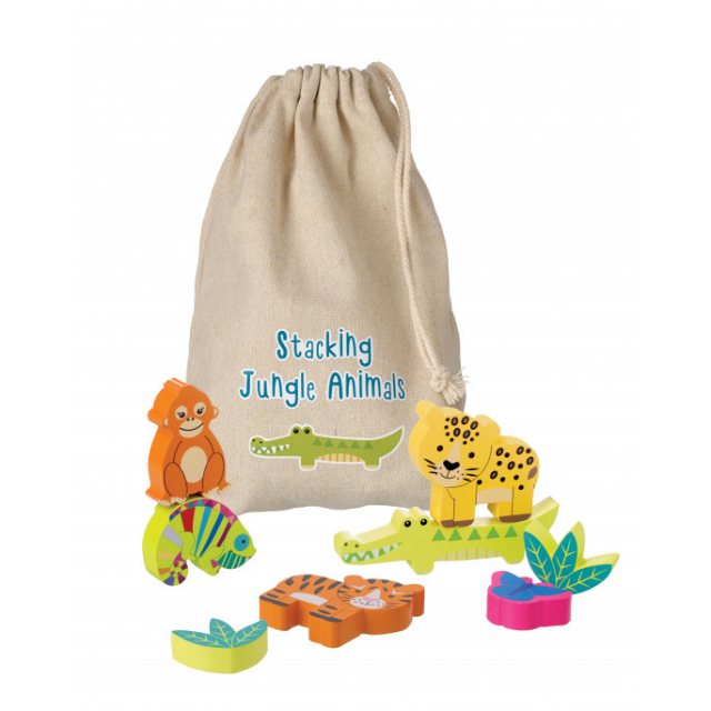 Orange Tree Jungle Stacking Animals