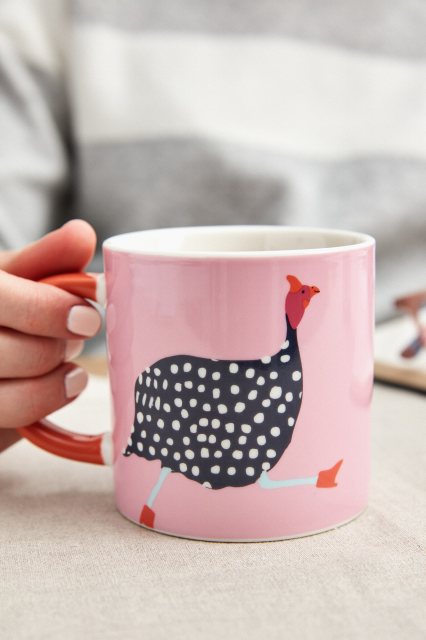 Joules SM Frosted Pines Mugs S/4