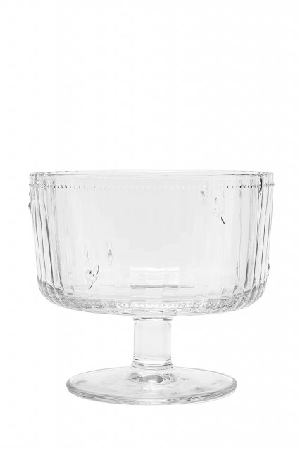 Joules Glass Trifle Bowl Bees