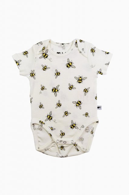 Make Animals Important Bumble Bee Bodysuit