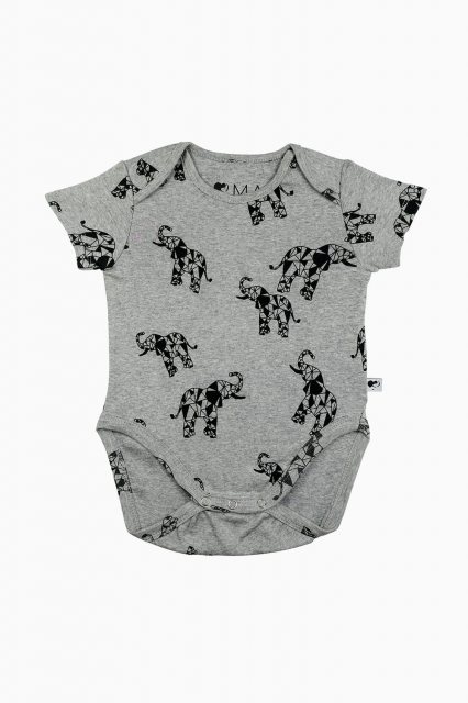 Make Animals Important Geo Elephant Bodysuit