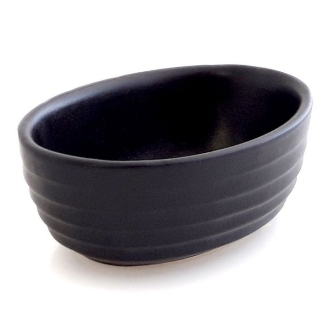 Jomafe Gourmet Black Oval Pie Dish 15cm