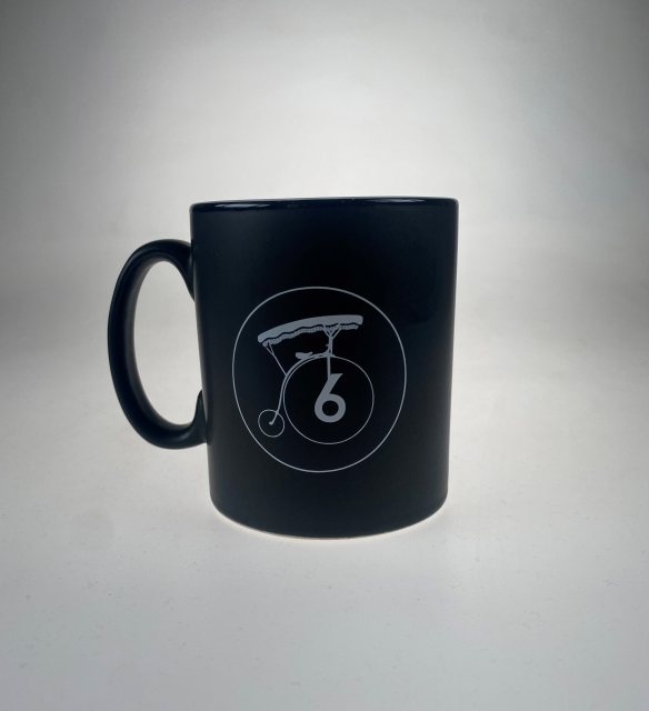 The Prisoner Pennyfarthing Mug Black/White