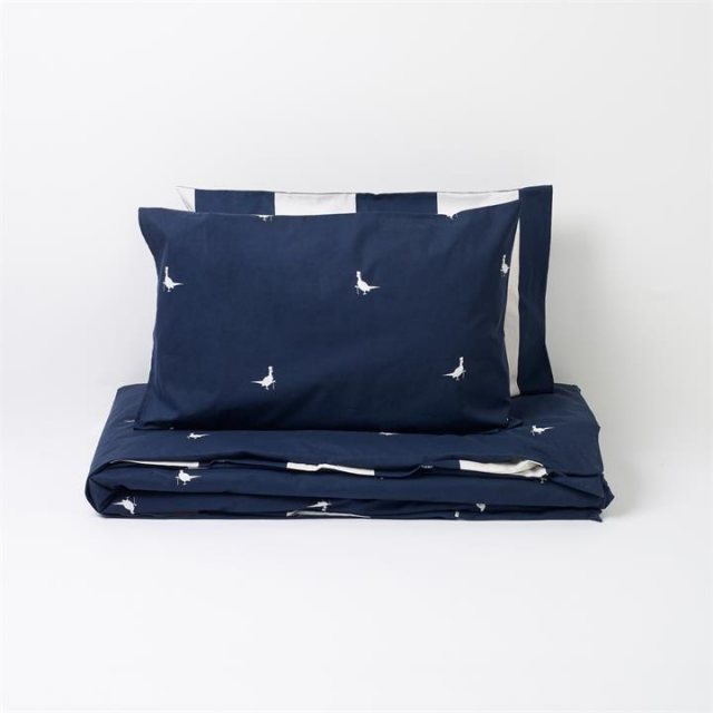 Mr Wills Navy/Pink Cushion 50x50cm