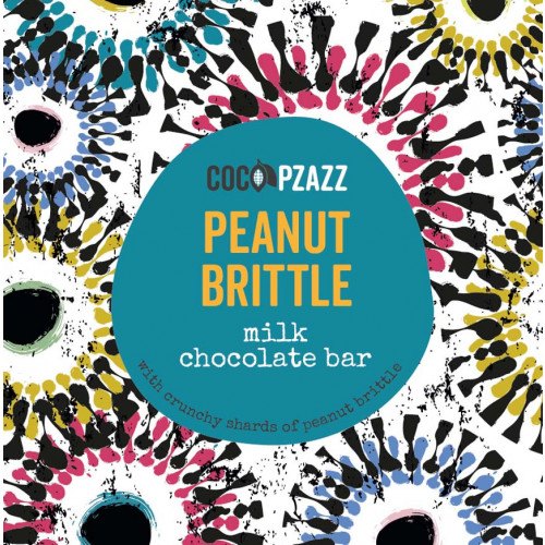 Coco Pzazz Coco Pzazz Milk Chocolate Peanut Brittle Bar