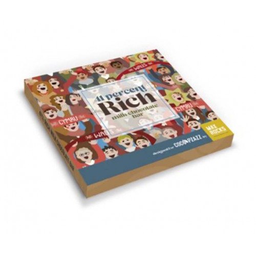 Coco Pzazz Coco Pzazz Lemon & Nutmeg White Chocolate Bar 80g