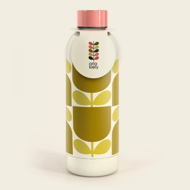 Orla Kiely Orla Kiely Stainless Steel Water Bottle Block Flower